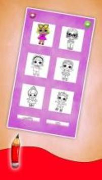 Coloring Book Dolls安卓版截图2