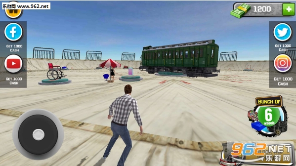 Thug Life 3D(车轮上不可能的坡道手游安卓版)截图3
