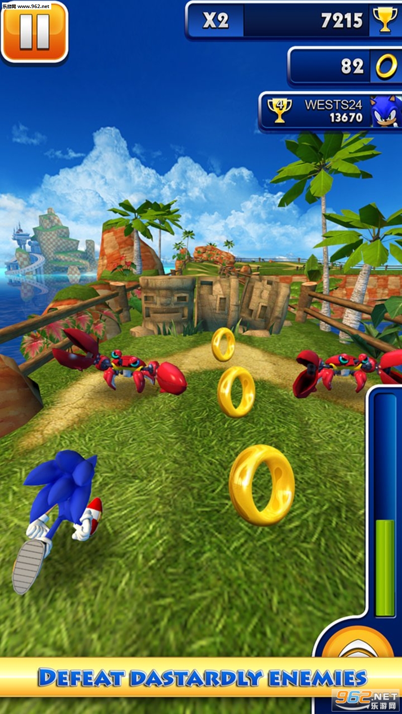 Sonic Dash(����˳�����°�)��ͼ0