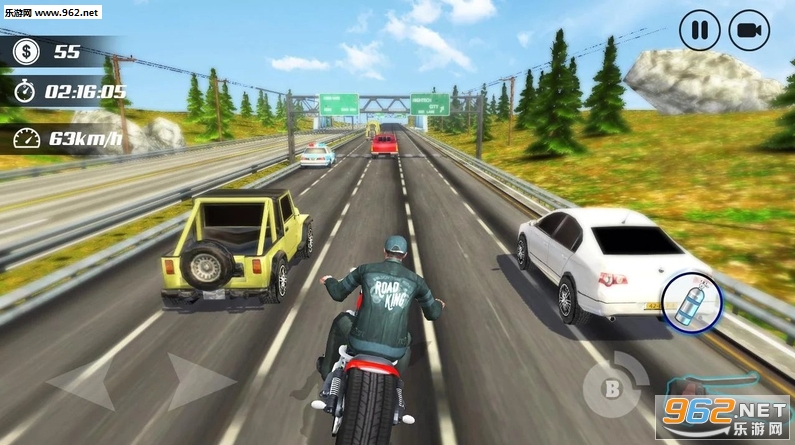 Highway Moto Rider - Traffic Race(公路摩托车手官方版)截图2