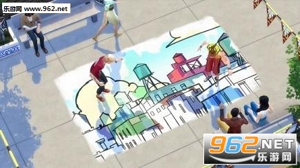 模拟人生4女士侧面交叉捆绳短皮裙MOD截图1