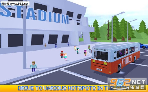 Blocky City Bus Driver SIM(��״���пͳ�˾����׿��)v1.2��ͼ1