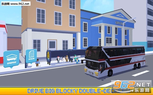 Blocky City Bus Driver SIM(��״���пͳ�˾����׿��)v1.2��ͼ2