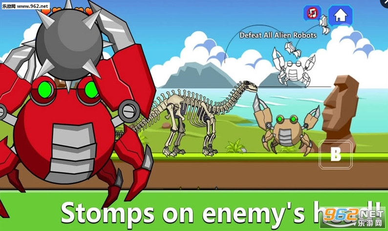 Brontosaurus Dinosaur Fossil Robot Age(雷龙化石机器人手游)截图0