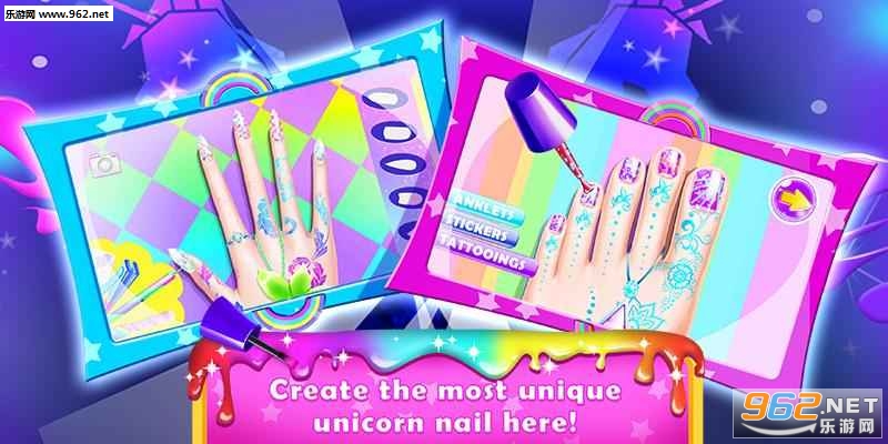 Rainbow Unicorn Nail Beauty Artist Salon(�ʺ������ָ��ɳ����׿��)v1.2��ͼ3