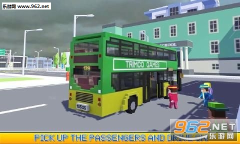 Blocky City Bus Driver SIM(���ذ�ʿ˾����׿��)��ͼ3