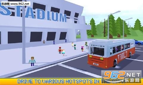 Blocky City Bus Driver SIM(���ذ�ʿ˾����׿��)��ͼ0