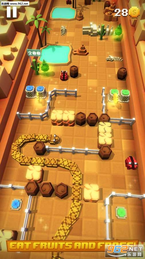 ����̰����Blocky Snakess��׿��v1.1��ͼ1