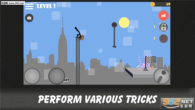 Stickman flip on the bar(火柴人翻转安卓版)截图0