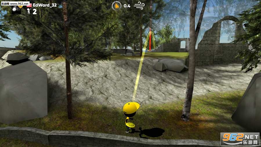 Stickman Disc Golf Battle(����˷��̸߶���֮ս�ٷ���)v1.0.1��ͼ0