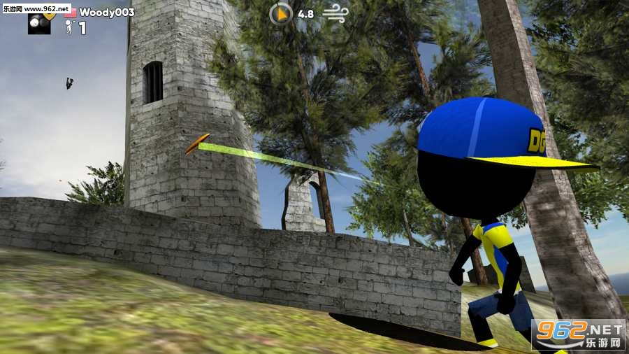 Stickman Disc Golf Battle(����˷��̸߶���֮ս�ٷ���)v1.0.1��ͼ1