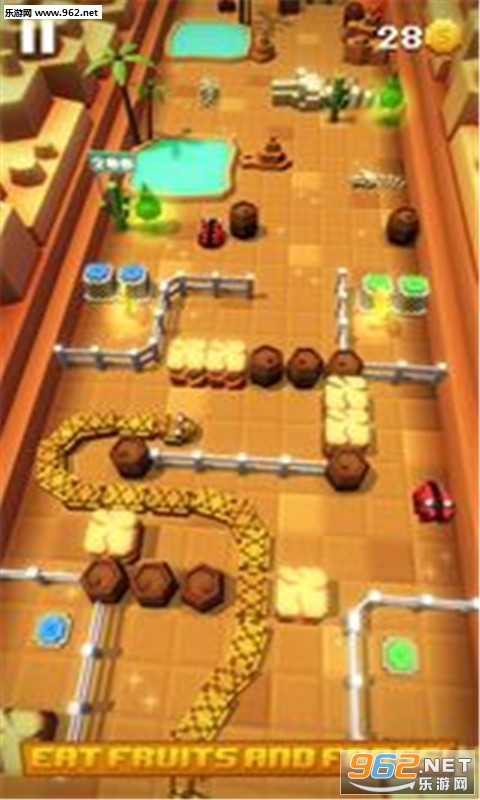 Blocky Snakes(像素蛇安卓版)截图1