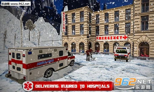 Winter Snow Rescue Ambulance Driver Simulator 3D(�Ȼ���˾��ģ����3D��׿��)��ͼ3