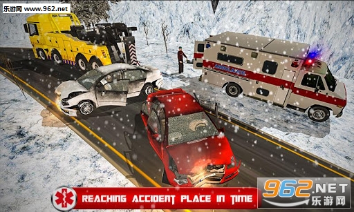 Winter Snow Rescue Ambulance Driver Simulator 3D(�Ȼ���˾��ģ����3D��׿��)��ͼ0