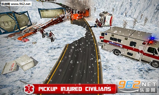 Winter Snow Rescue Ambulance Driver Simulator 3D(�Ȼ���˾��ģ����3D��׿��)��ͼ1