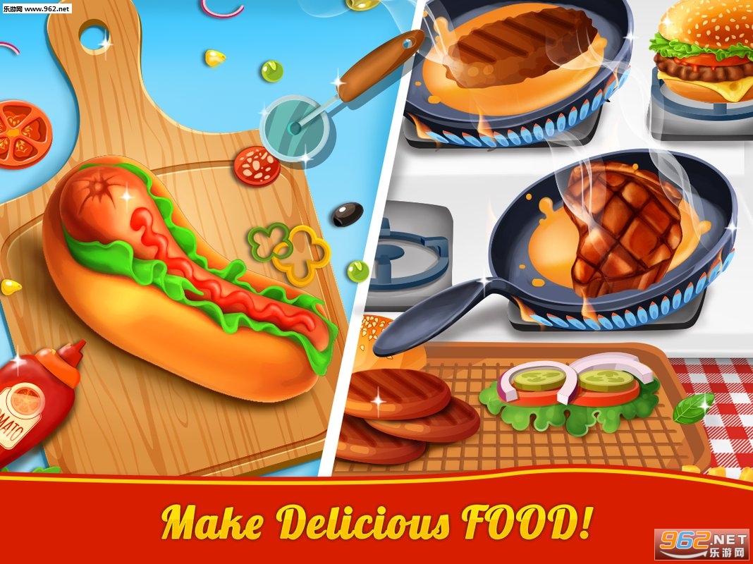 Food Court Cooking Game(��ʳ�㳡�������)v1.1��ͼ1