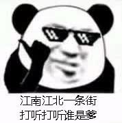 江南江北一条街打听打听谁是爹表情包图片截图0