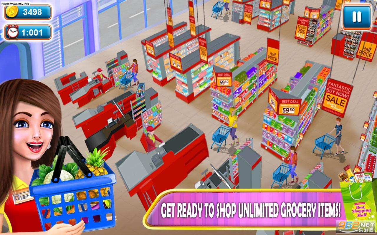 Supermarket Shopping cash register cashier games(���й���������ģ������)��ͼ0