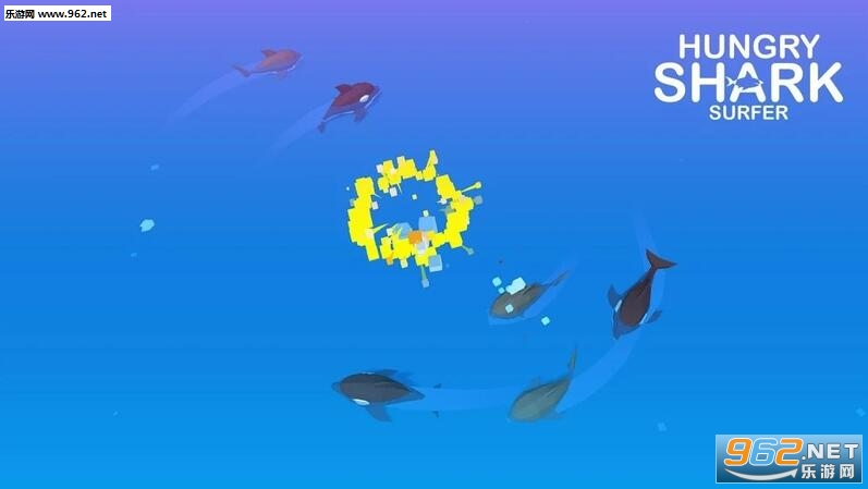 Hungry Shark Surfer(饥饿的鲨鱼冲浪者手游)截图3