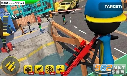 Rival Stickman : Shooting Warrior FPS(竞争对手:射击骑士安卓版)截图0