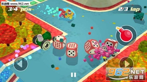 Blocky Racing(方块赛车最新版)截图0