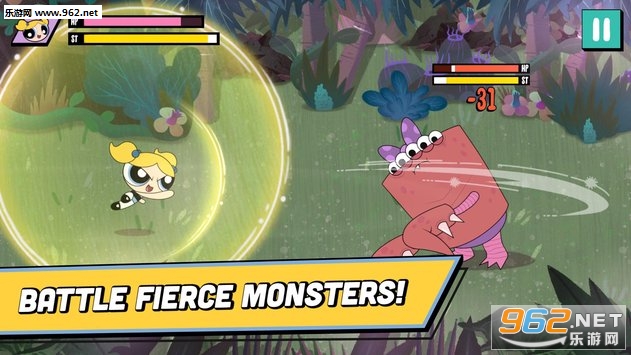 The Powerpuff Girls Ready, Set, Monsters!׼���ɹ��޺������ͼ4