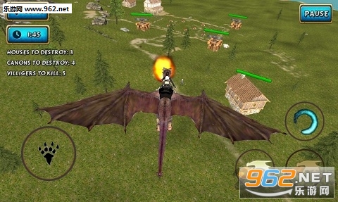 Fire Flying Dragon Simulator Warrior Sky Rider 3D(����������ʿ����)��ͼ0