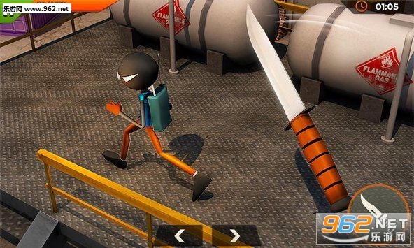 Stickman Knife Revenge(����˷ɵ�����׿��)��ͼ0