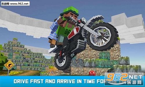 Blocky Moto Bike SIM: Winter Breeze(冬季的微风安卓版)截图1