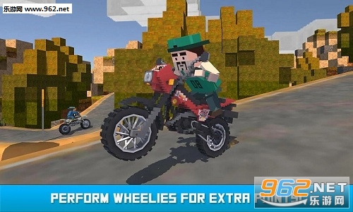 Blocky Moto Bike SIM: Winter Breeze(冬季的微风安卓版)截图2