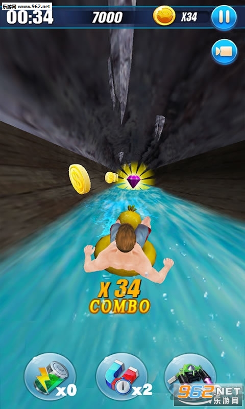 Water Adventure Slide Rush(水上冒险滑动冲刺无限金币版)截图3
