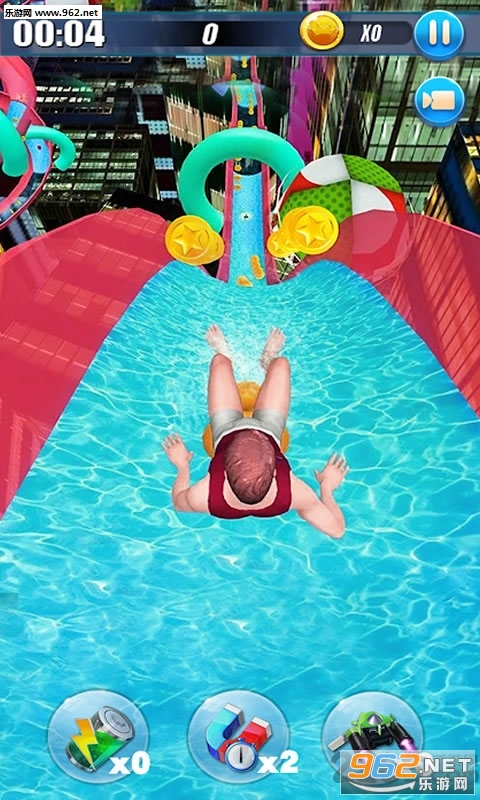 Water Adventure Slide Rush(水上冒险滑动冲刺无限金币版)截图0