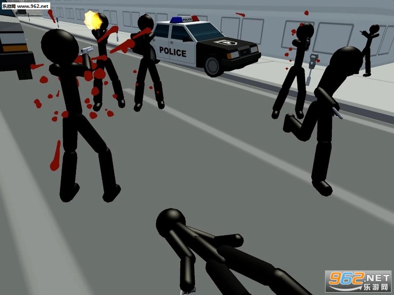 Stickman City Shooting 3D(三维城市火柴人射击安卓版)截图1