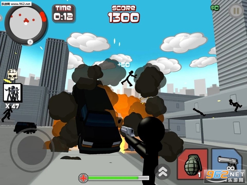 Stickman City Shooting 3D(三维城市火柴人射击安卓版)截图2