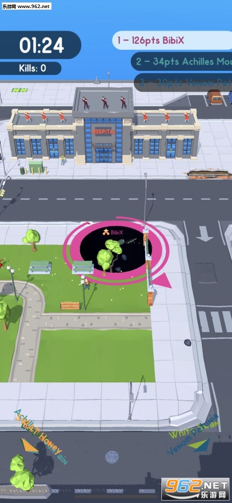 Hole.io�ڶ��Լ�����ս��Ϸ��ͼ1