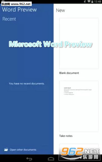 Microsoft Word Preview安卓版 Microsoft Word Preview安卓版