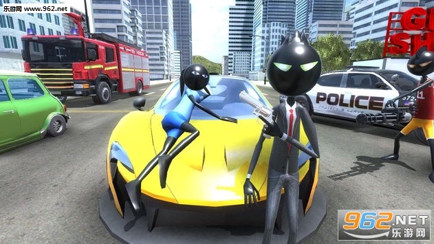 Amazing Crime Strange Stickman - Rope Vice Vegas(���˵�а������ģ������׿��)��ͼ3