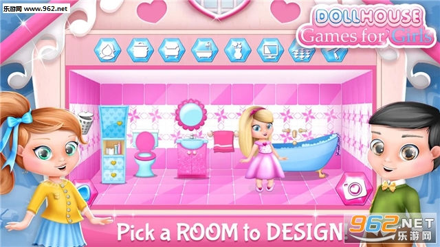 Dollhouse Games for Girls(������װ�޵���Ϸ��׿��)(Dollhouse Games for Girls)v1.0��ͼ1