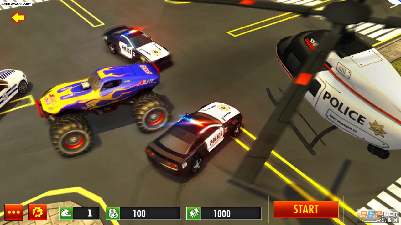 Police Chase Monster Car: City Cop Driver Escape(����׷�����ﳵ��׿��)v1.1��ͼ0