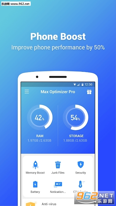Max Optimizer Pro(�ֻ�רҵ�Ż���ʦ��׿��)v1.1.2��ͼ0