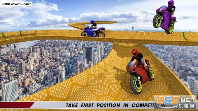 Grand Mega Ramp Bike Racing Impossible Tracks(�����µ���׿��)v1.1.2(Grand Mega Ramp Bike Racing Impossible Tracks)��ͼ2