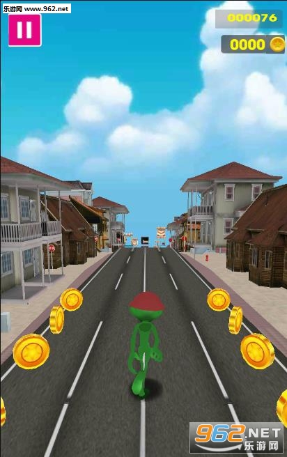 Crazy Green Alien- The Fastest Runner(�����ɫ�����˰�׿��)��ͼ2