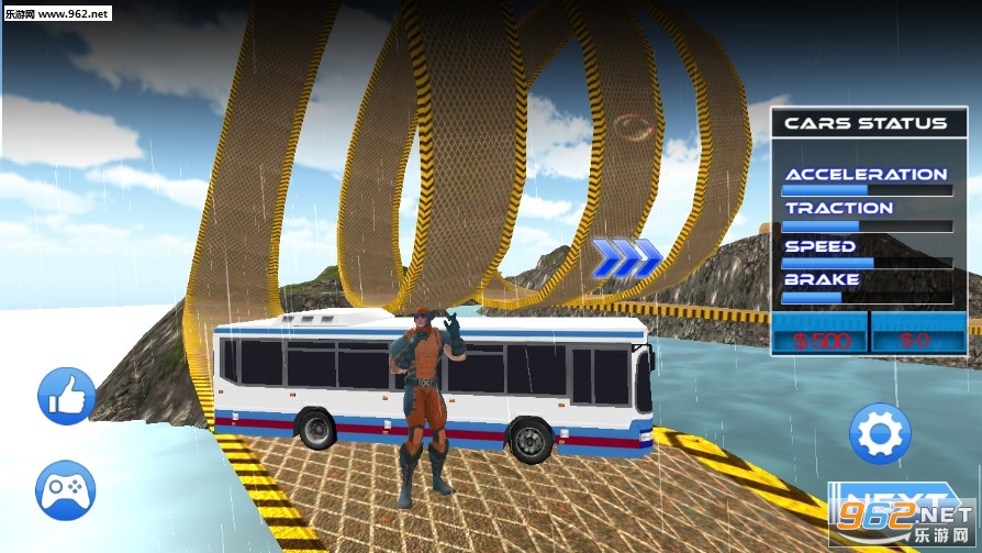 Superheroes Bus Stunts Racing��׿���ͼ2