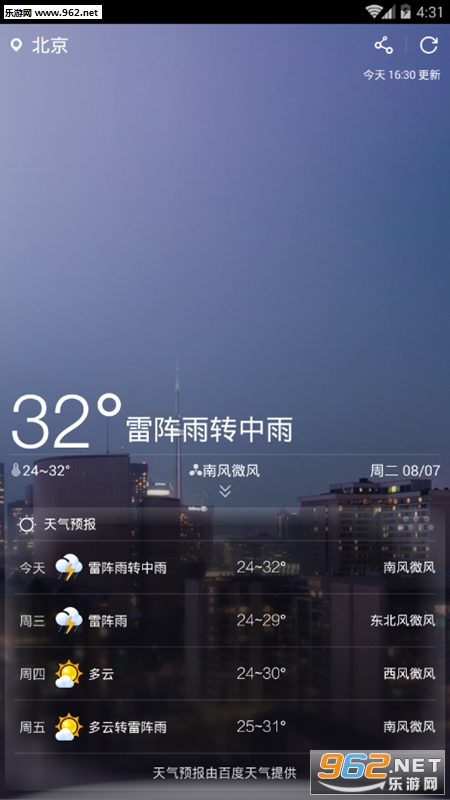 太阳天气app截图2