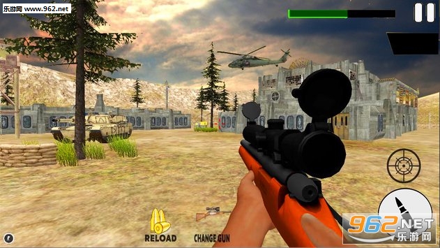 Sinper Gun Shooter 3d: Helicaptor Shooting Game�ѻ�ǹ�����Ϸ3dֱ���������Ϸ��׿���ͼ1