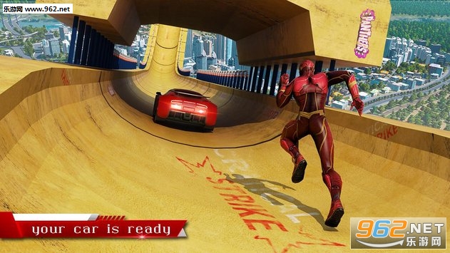Super Speed Hero Mega Ramp Racing Stunts(�����ٶ�Ӣ�۰�׿��)��ͼ0