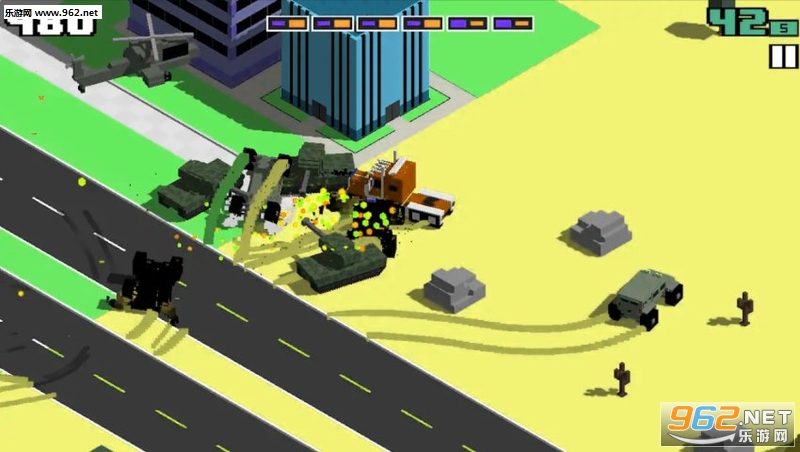 Crossy Road - Car Chase(汽车追逐安卓版)截图1