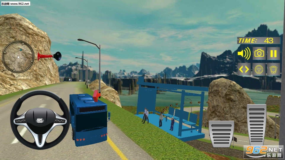Offroad Bus Driving Hill Climb Mountain Challenge(ԽҰ��ʿ��ʻ���µ�ɽ��ս��׿��)v1.0(Offroad Driving Mountain Challenge)��ͼ0