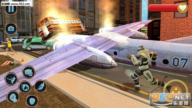 Superhero Panther Robot Battle City Rescue Games(����Ӣ�۾�Ԯ����׿��)v1.0.6(Superhero Panther Robot Battle City Rescue Games)��ͼ0