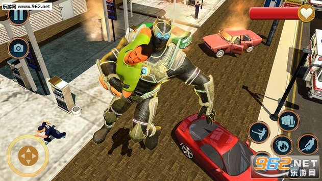 Superhero Panther Robot Battle City Rescue Games(����Ӣ�۾�Ԯ����׿��)v1.0.6(Superhero Panther Robot Battle City Rescue Games)��ͼ2